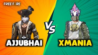 Ajjubhai94 vs XMania Best Clash Battle Who will Win  Garena Free Fire [upl. by Toile]