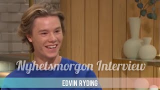 Edvin Ryding Nyhetsmorgon Interview English subtitles available [upl. by Llednahc879]