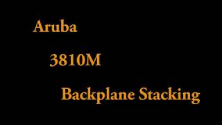 HPE Aruba Networks 3810M Backplane Stacking  How Easy [upl. by Prochora]