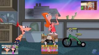 Phineas  quotGet on the Trikequot  Sparta Remix [upl. by Anaidni]