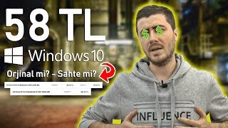 İnternette 58 TLye Satılan OEM Windows 10 Kodları Alınır mı Test ETTİK [upl. by Stein]