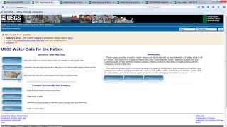 Download USGS Data For Hydrograph [upl. by Leamaj767]