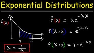 Probability Exponential Distribution Problems [upl. by Broddie]