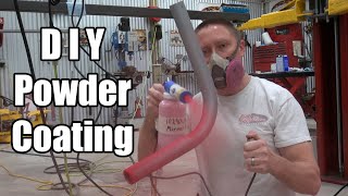 DIY Powder Coating  How to  Eastwood Co Kit Try Out [upl. by Cece685]