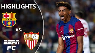 Barcelona vs Sevilla  LALIGA Highlights  ESPN FC [upl. by Suolhcin]