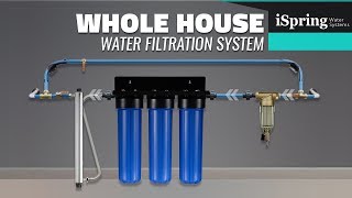 iSpring Whole House Water Filter Systems DIY Installation [upl. by Bright]