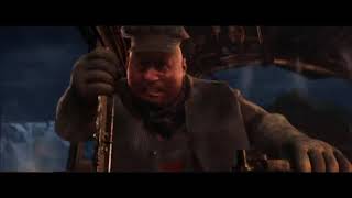 Train in Steep Downhill scene  The Polar Express2004  720p  Tom Hanks [upl. by Aratak358]