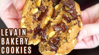 Levain Bakery Chocolate Chip Cookies Recipe  Simple and Delish by Canan [upl. by Nueoras]