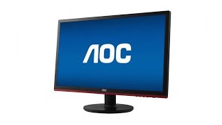 How To Setup AOC Gaming Monitor 1080p Full Install HD [upl. by Tebzil]