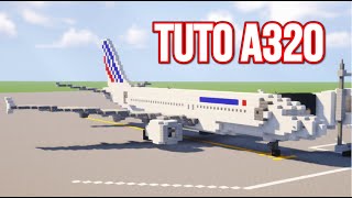 Minecraft  TUTO AVION AIRBUS A320 [upl. by Samuela927]