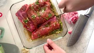 How to marinate Carne Asada [upl. by Essam]