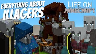 Everything about the Illager in Minecraft Pillagers Vindicators Evokers amp more Life on Minecraft [upl. by Kalbli]