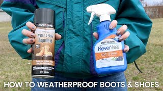 How to Waterproof Boots and Shoes [upl. by Marchese]