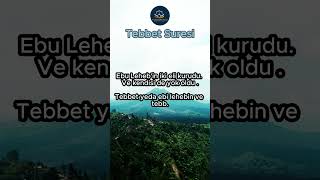 TEBBET SURESİ [upl. by Sewoll]