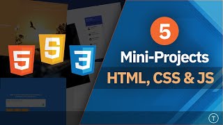 Build 5 Projects With HTML CSS amp JavaScript [upl. by Ahcirt305]