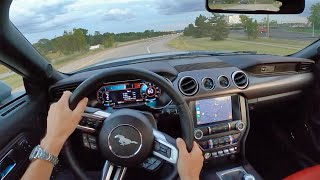 2020 Ford Mustang GT Convertible Performance Pack 6MT  POV Review [upl. by Arak5]