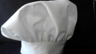 gorro de chef fieltro [upl. by Sama346]