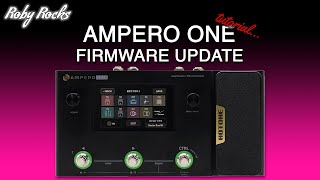 Hotone AMPERO ONE  Firmware Update [upl. by Nocam958]