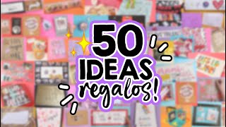 50 IDEAS de REGALOS fáciles y originales Recopilación 💕 Especial de San Valentín14 de febrero [upl. by Damales]