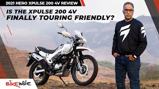 2021 Hero Xpulse 200 4V Review  Finally Touring Friendly  BikeWale [upl. by Dream]