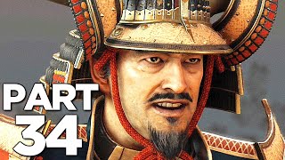 GHOST OF TSUSHIMA Walkthrough Gameplay Part 34  LORD SHIMURA PS4 PRO [upl. by Nitsirc]