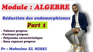 ALGÈBRE Réduction des endomorphismes part 1 valeurs propresvecteurs propres [upl. by Llerdnek]