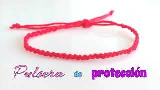 Cómo hacer una PULSERA ROJA de PROTECCIÓN SIGNIFICADO Y COMO COLOCARLA [upl. by Darcey515]