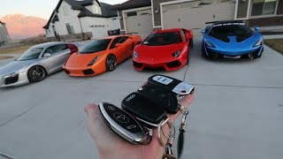 FULL TOUR OF THE SUPERCAR COLLECTION [upl. by Einnal]