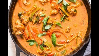 Thai Panang Curry Recipe With Chicken using store bought curry paste [upl. by Nylrahc482]