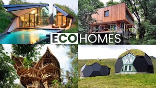 10 EcoFriendly and Sustainable Houses  Green Building Design [upl. by Kaliope899]