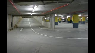 Indoor car parking with ramp  lighting design [upl. by Littlejohn946]