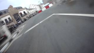 THE MORECAMBE MISSILE John McGuinness  TT 2015  On Bike Lap  Senior Race  Lap 1 [upl. by Osmund624]