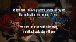 Even WhenThe Best Part Lyric Video  HSMTMTS S2  Olivia Rodrigo amp Joshua Bassett [upl. by Antebi430]