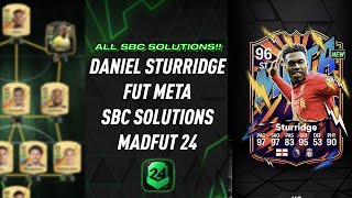 DANIEL STURRIDGE  ALL 16 SBCS  Easiest Way Possible  MadFUT 24 [upl. by Yenwat]