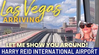 Arriving in Las Vegas Harry Reid Airport Tour [upl. by Neltiac]