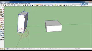 Rotacionar girar objeto curso completo sketchup 8 [upl. by Hubie293]