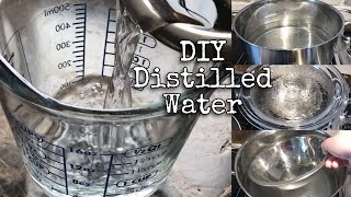 How to make Distilled Water at home [upl. by Akissej]