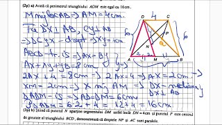 Simulare Evaluare Nationala 2021  Rezolvare Subiect [upl. by Tedra]