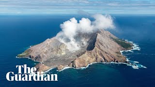 New Zealand volcano fatal eruption on White Island [upl. by Harriot446]