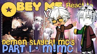 Obey Me React to Demon Slayer MC’s  WIP  Part 1 [upl. by Nywg391]