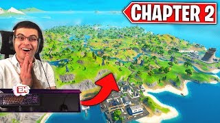 NEW Fortnite Chapter 2 Map LIVE REACTION [upl. by Marilyn]