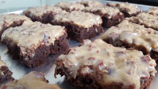 How to make New Orleans Praline Fudge Brownies [upl. by Ajtak]