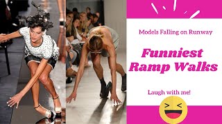 Funniest Ramp Walks  Models Falling on Runway [upl. by Atisor]