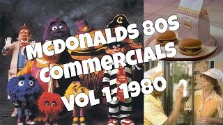 80s McDonalds Commercials  vol 1 [upl. by Ateuqahs]