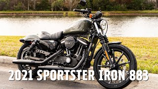 2021 HarleyDavidson XL883N Sportster Iron 883  Walkaround REVIEW [upl. by Cameron]