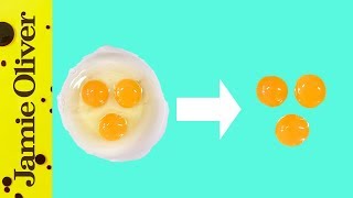 How To Separate An Egg  Jamie’s 1 Minute Tips [upl. by York182]