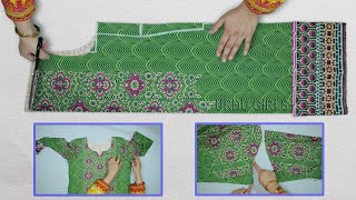 Simple Kameez Cutting Stitching And Measurement Step By Step Easy Method [upl. by Lebna496]