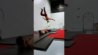 Hoop Diving Training  60Second Compilation  Cirque du Soleil [upl. by Allez]