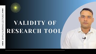 Validity Of Research Tool Easy and Quickest Explanation [upl. by Fabria]