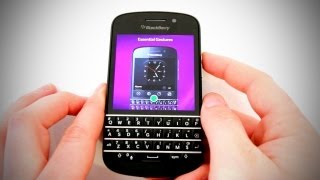 BlackBerry Q10 Unboxing amp Overview [upl. by Nitnelav]